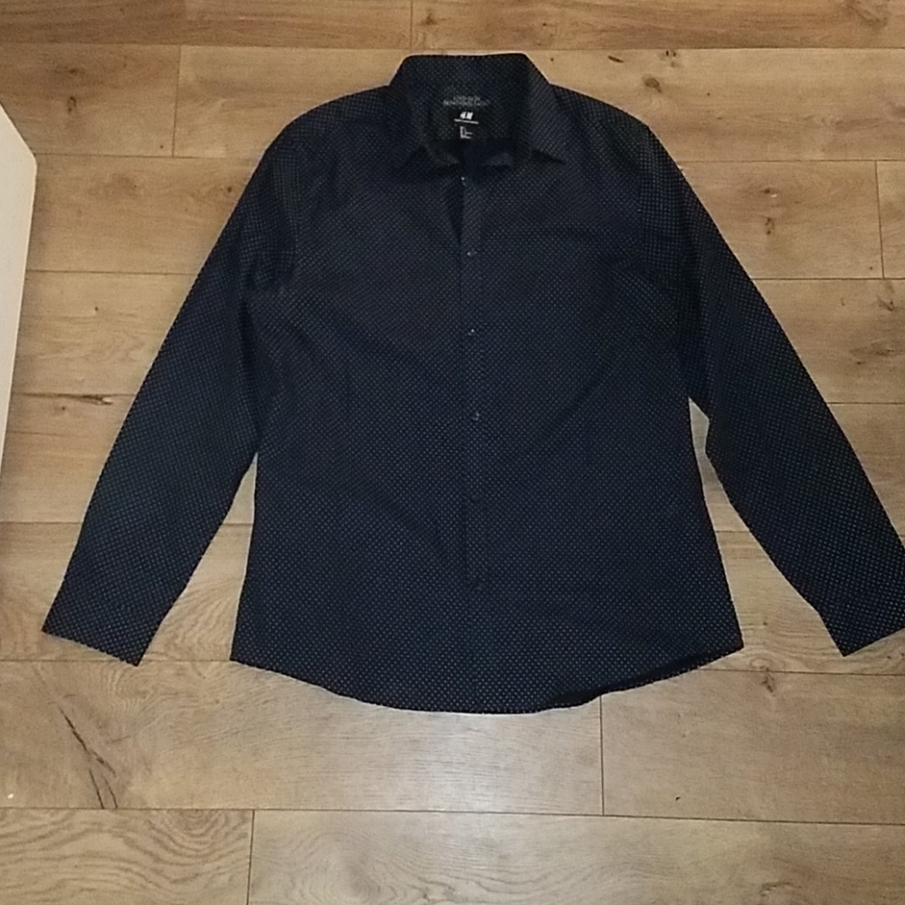 Mens long sleeve collared shirt
